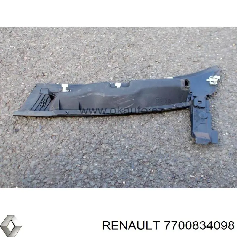 Решітка склоочисників, права Renault (RVI) 7700834098 ціна, від 7.60 USD