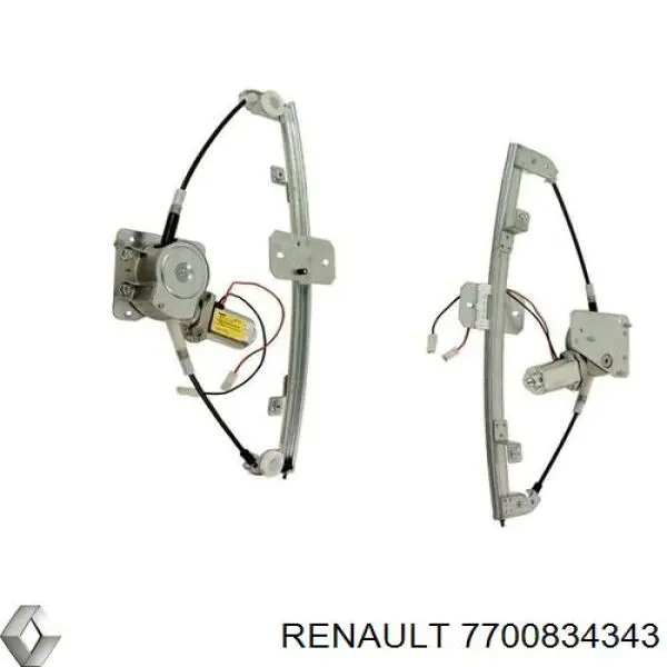 7700834343 Renault (RVI) Склопідйомник задніх лівих дверей
