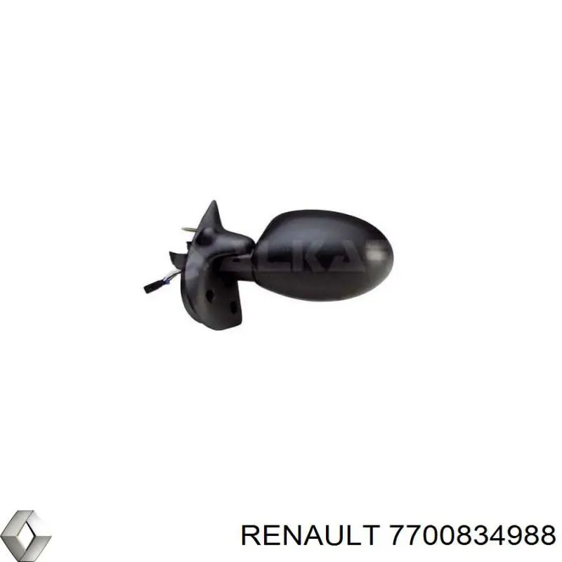 Купити 7700834988 Renault (RVI) Бічне дзеркало заднього виду ліве