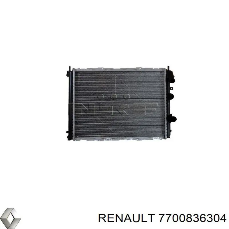 Радіатор основний Renault (RVI) 7700836304 ціна, від 42.01 USD