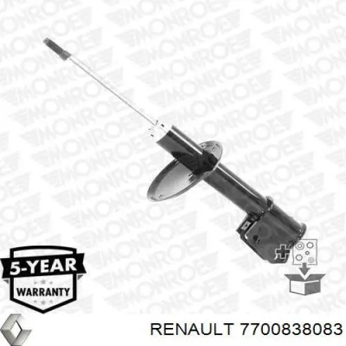 Купити 7700838083 Renault (RVI) Амортизатор передньої підвіски
