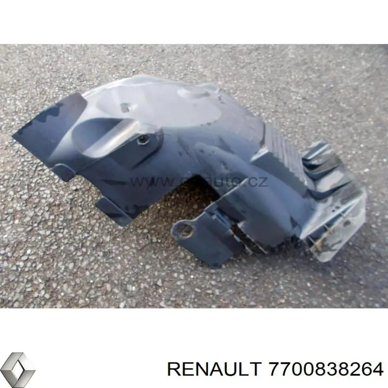 Купити 7700838264 Renault (RVI) Підкрилок переднього крила, лівий передній