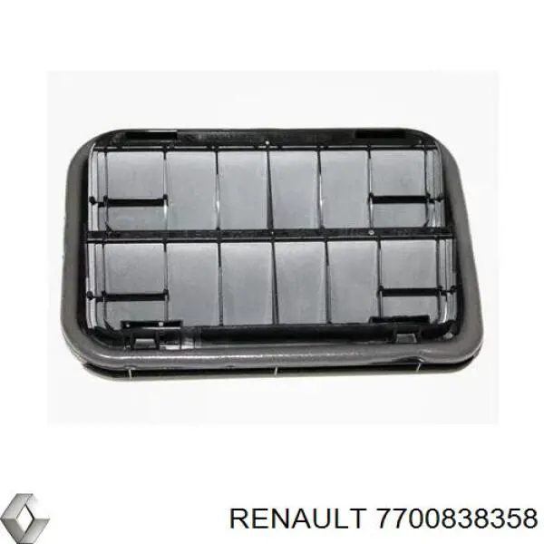 Решітка вентиляційна задня Renault (RVI) 7700838358 ціна, від 6.38 USD