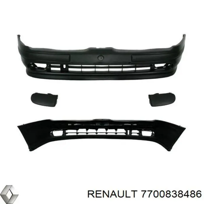 7700838486 Renault (RVI) бампер передній