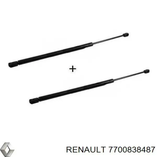 7700838487 Renault (RVI) амортизатор кришки багажника/ двері 3/5-ї задньої