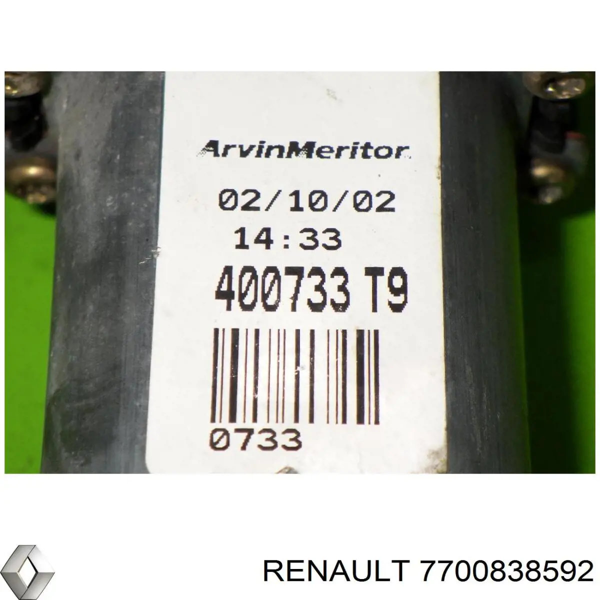 Склопідйомник передньої лівої двері 7700838592 Renault (RVI)