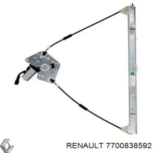 Механізм стеклопідйомника дверей передніх, лівих Renault (RVI) 7700838592