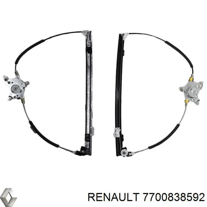 7700838592 Renault (RVI) механізм склопідіймача двері передньої, лівої