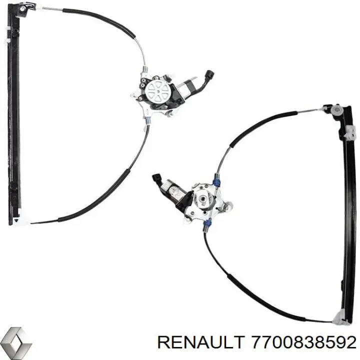 Склопідйомник з електродвигуном Renault (RVI) 7700838592 ціна, від 30.58 USD