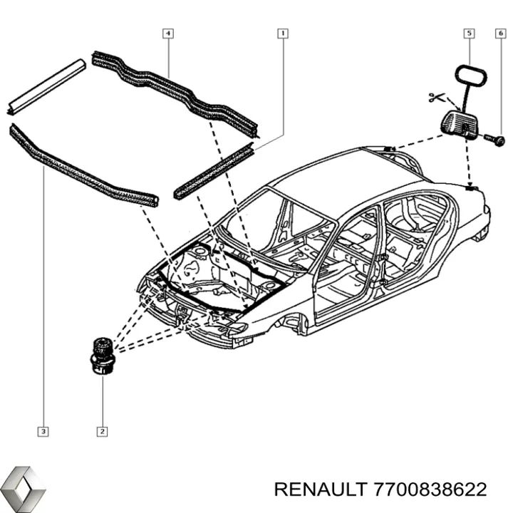  7700838622 Renault (RVI)