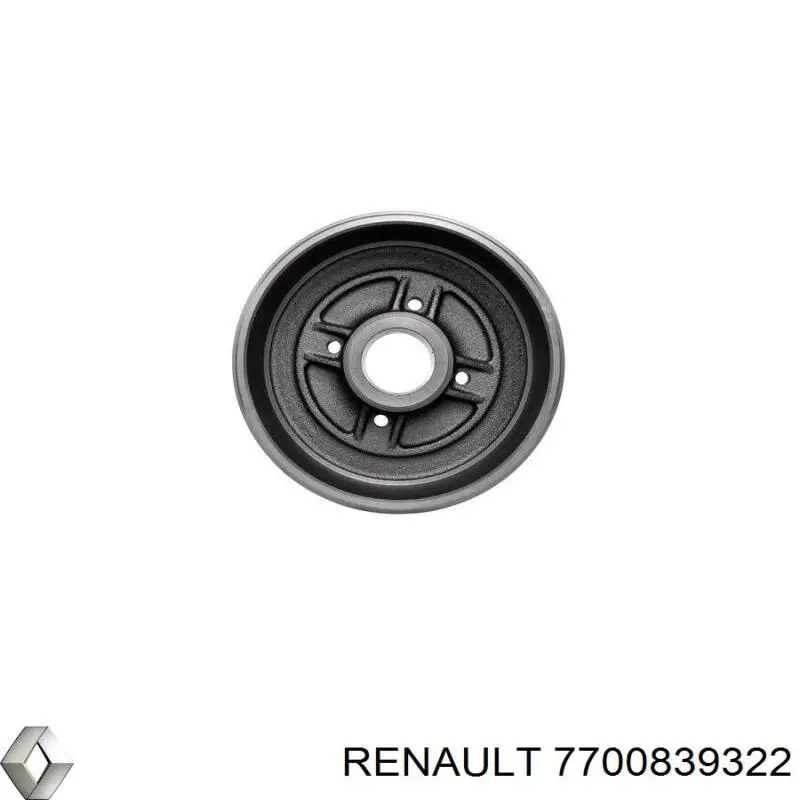 Барабан гальмівний задній Renault (RVI) 7700839322 ціна, від 29.82 USD