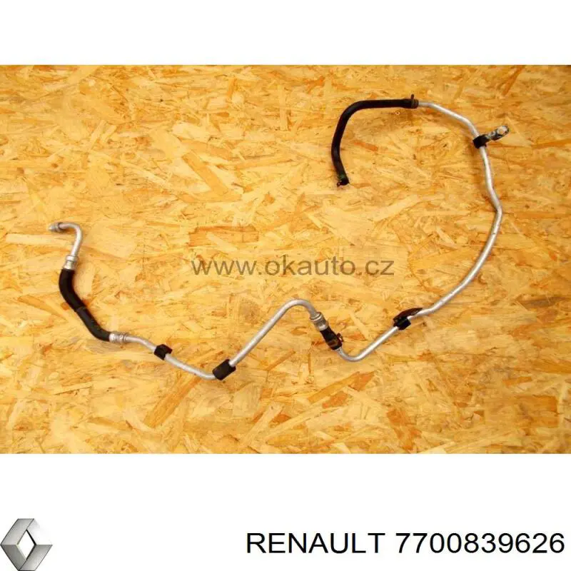 Шланг ГПК, низького тиску, від рейки/механізму до бачка Renault (RVI) 7700839626 ціна, від 25.34 USD