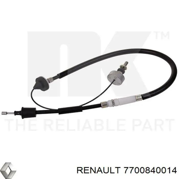 Трос зчеплення Renault (RVI) 7700840014 ціна, від 15.38 USD