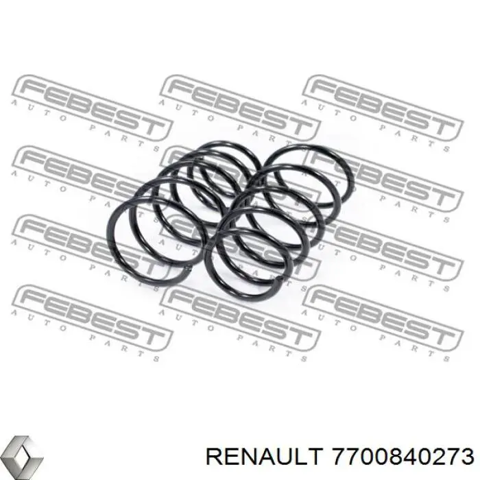 Купити 7700840273 Renault (RVI) Гвинтова пружина підвіска