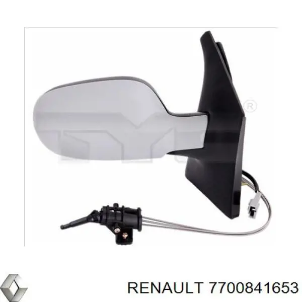 Купити 7700841653 Renault (RVI) Бічне дзеркало заднього виду ліве