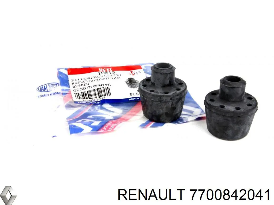 Подушка радіатора охолодження, нижня Renault (RVI) 7700842041 ціна, від 2.68 USD