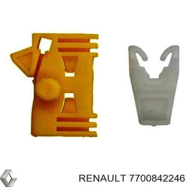 Механізм склопідіймача двері передньої, правої 7700842246 Renault (RVI)
