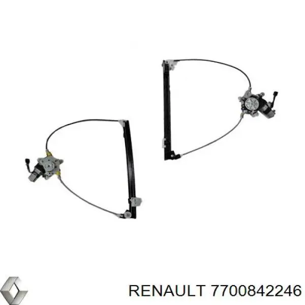 Механізм склопідіймача дверей передніх, правих Renault (RVI) 7700842246 ціна, від 42.91 USD