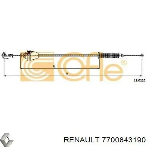 Трос газу Adriauto 4103001 ціна, від 6.72 USD