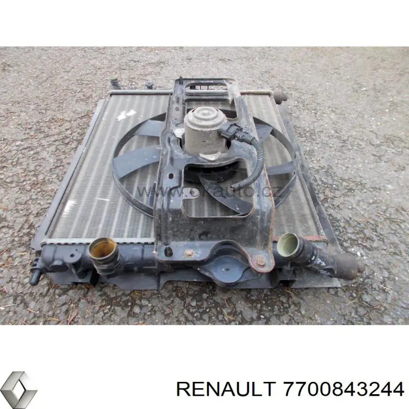 Дифузор (кожух) радіатора охолодження Renault (RVI) 7700843244 ціна, від 63.35 USD