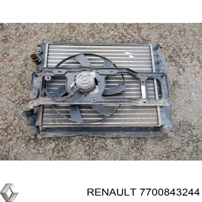 7700843244 Renault (RVI) дифузор (кожух радіатора охолодження)
