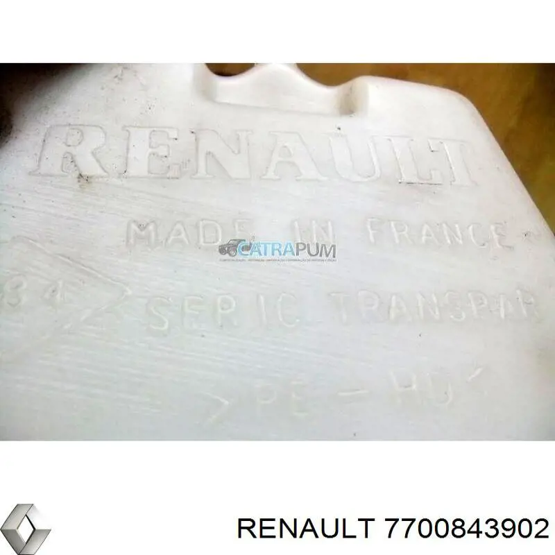 Купити 7700843902 Renault (RVI) Бачок омивайки