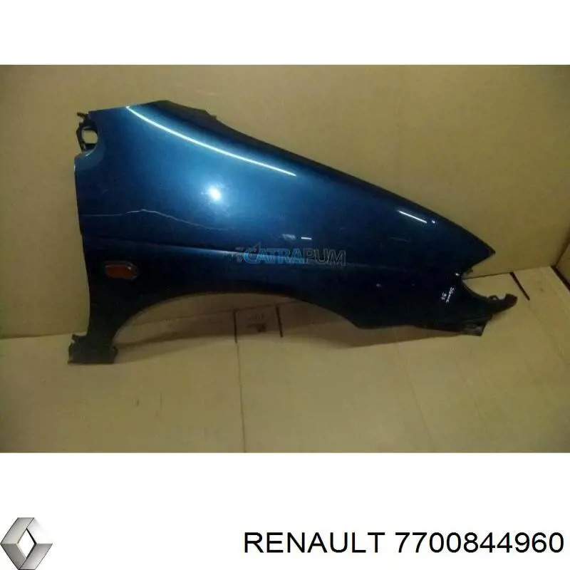 Крило переднє праве Renault (RVI) 7700844960 ціна, від 31.67 USD