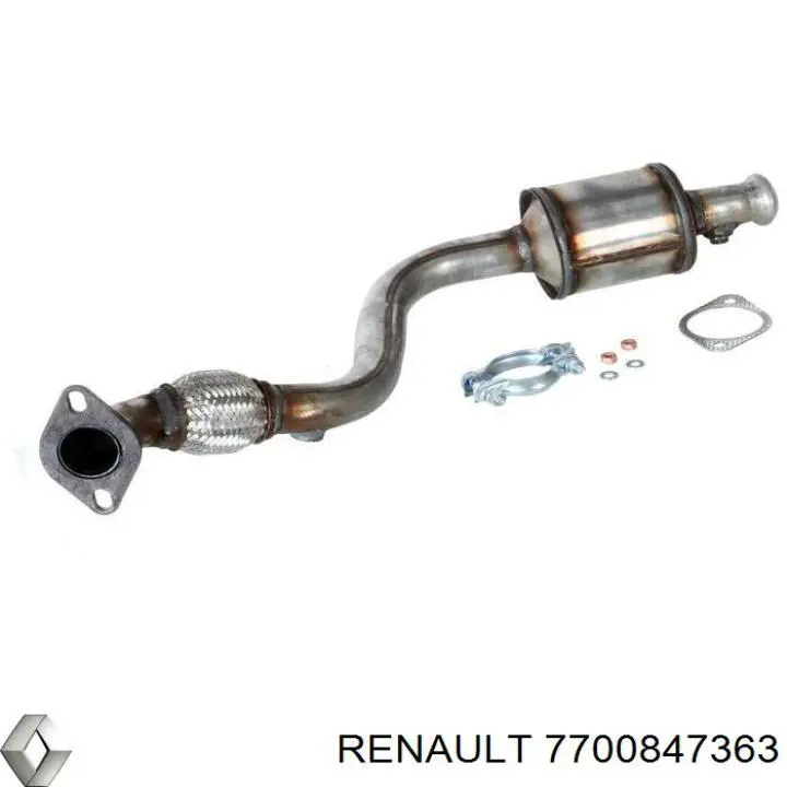 Конвертор-каталізатор (каталітичний нейтралізатор) Renault (RVI) 7700847363 ціна, від 165.28 USD