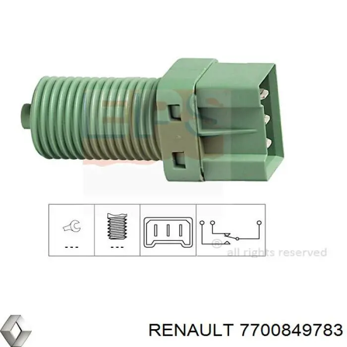 7700849783 Renault (RVI) датчик включення стопсигналу