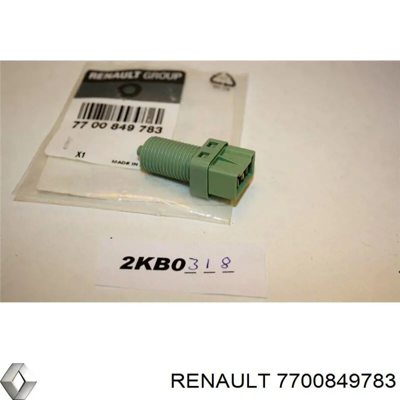 Кнопка стоп-сигналу Renault (RVI) 7700849783 ціна, від 5.77 USD