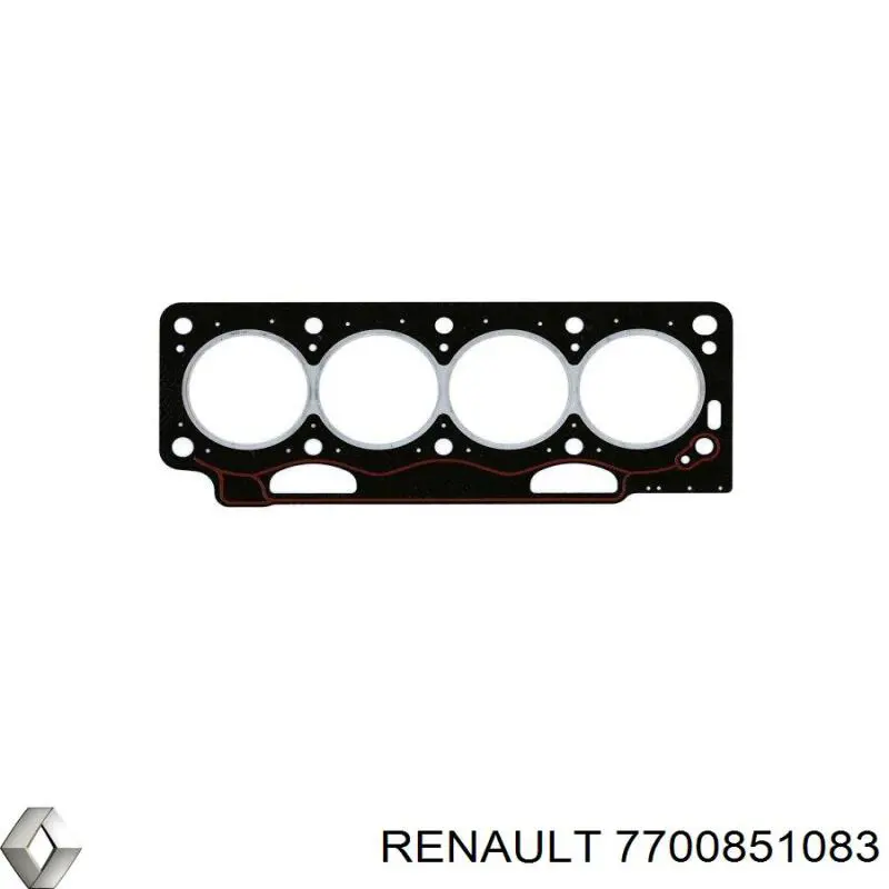 7700851083 Renault (RVI) прокладка головки блока циліндрів (гбц)