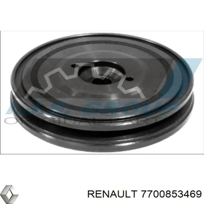 Шків колінвала (демпфер ) Renault (RVI) 7700853469 ціна, від 125.83 USD