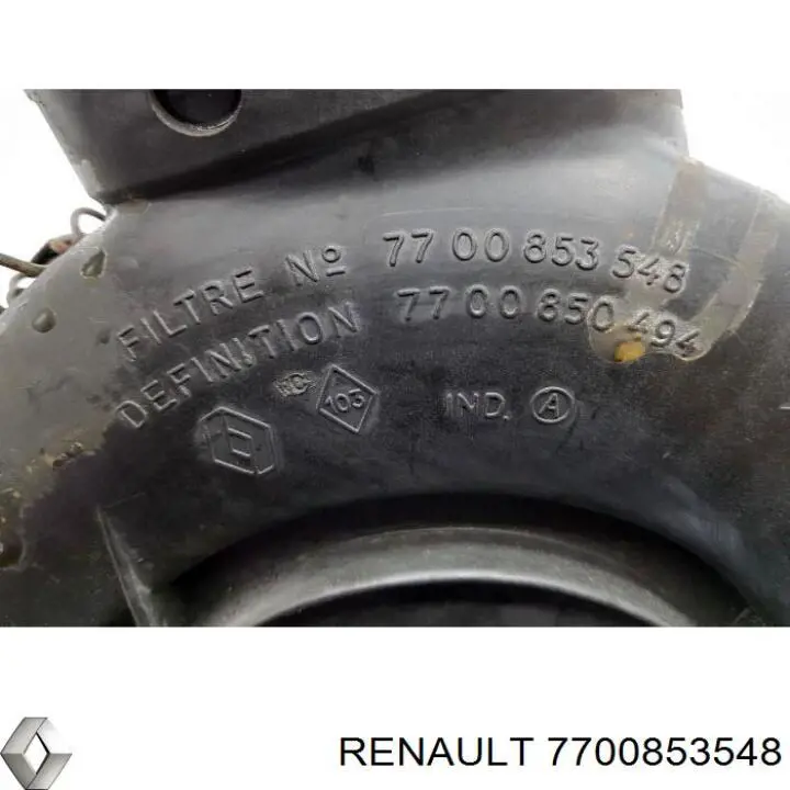 Корпус повітряного фільтра Renault (RVI) 7700853548 ціна, від 31.67 USD