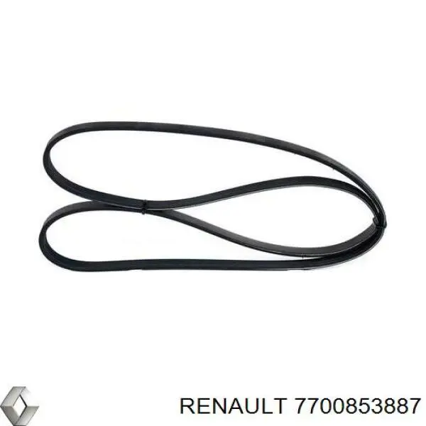 Клиновий ремінь Renault (RVI) 7700853887 ціна, від 8.07 USD