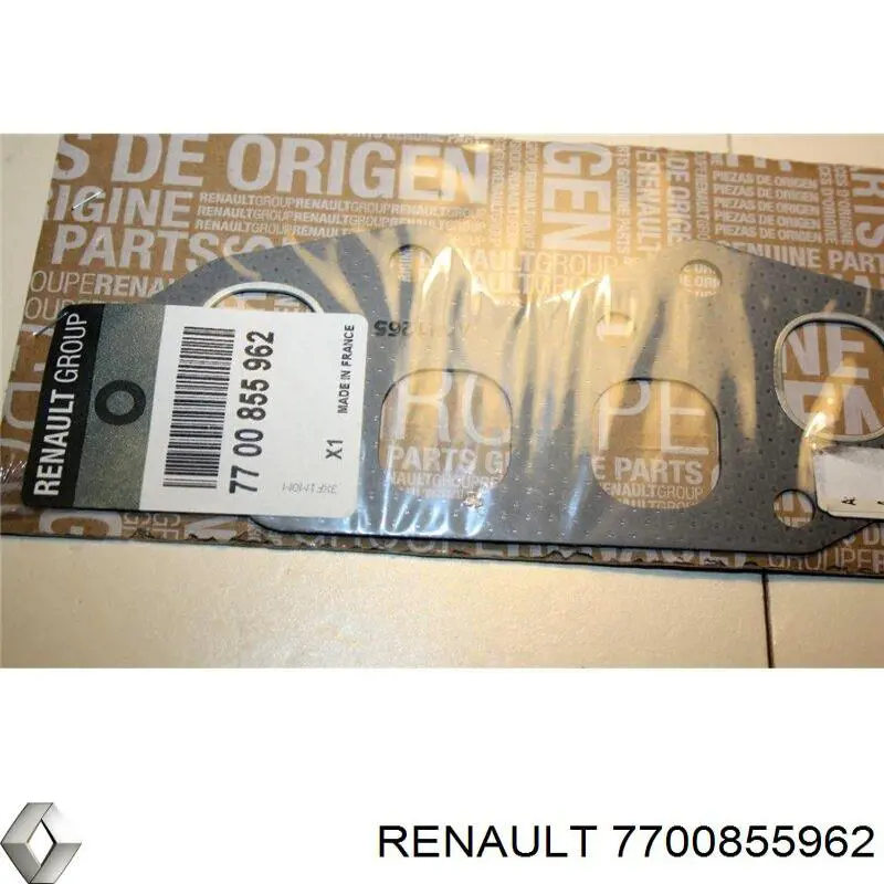 7700855962 Renault (RVI) прокладка, впускний/випускний колектор, поєднана