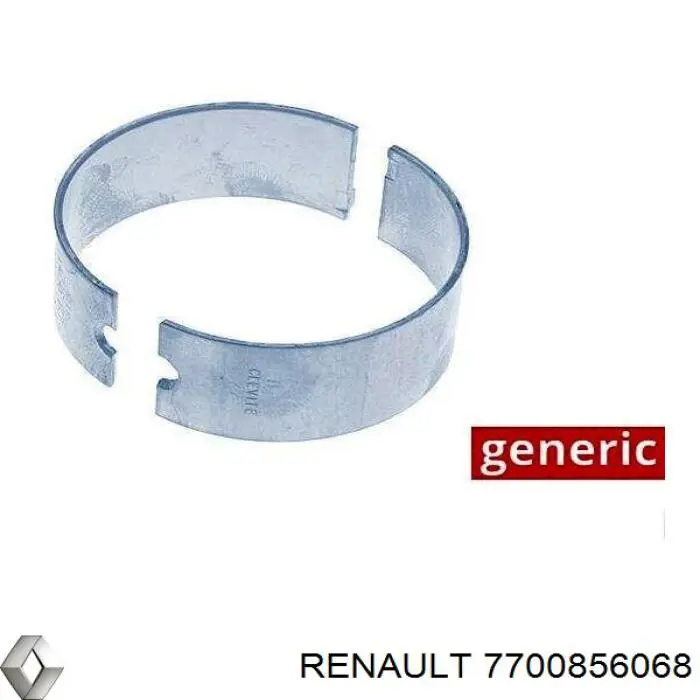 7700856068 Renault (RVI) вкладиші колінвала, шатунні, комплект, стандарт (std)