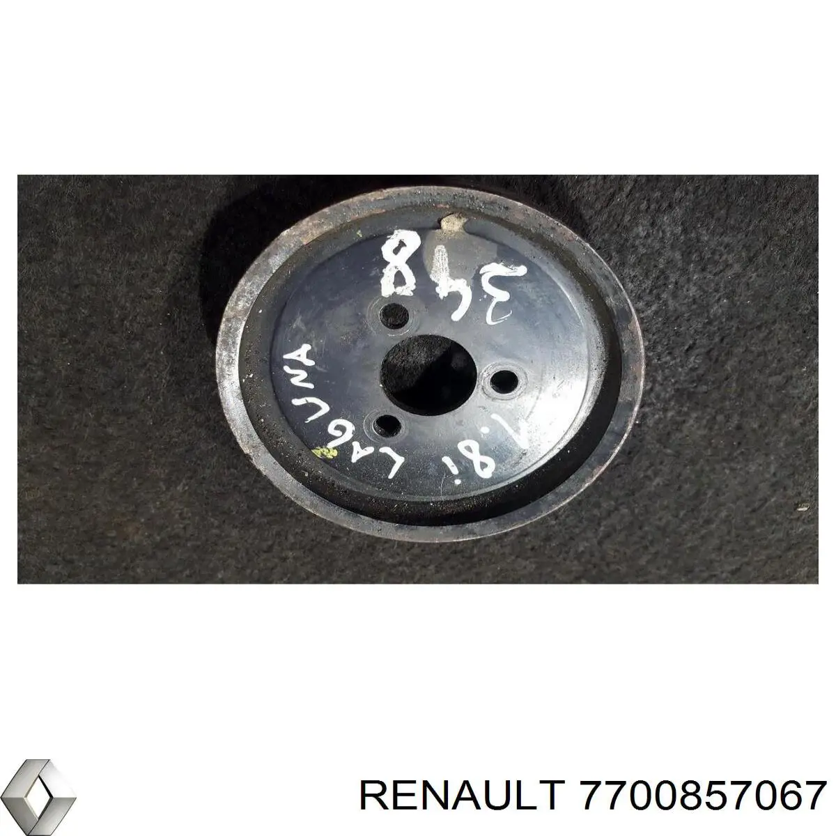 7700857067 Renault (RVI) Шків насоса ГПК