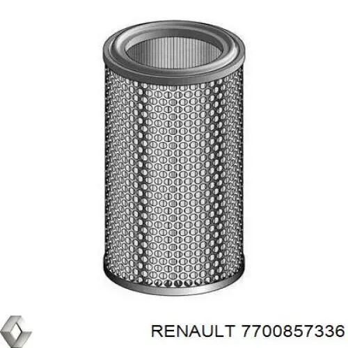 Повітряний фільтр 7700857336 Renault (RVI)
