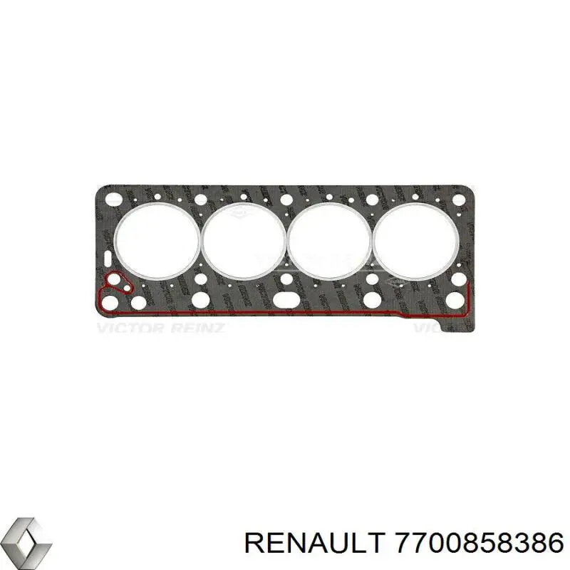 7700858386 Renault (RVI) Прокладка під головку