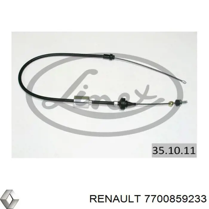 Трос зчеплення 7700859233 Renault (RVI)