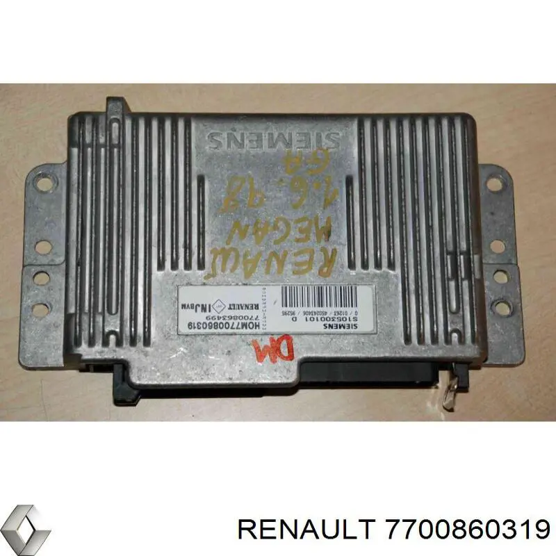 Блок двигуна Renault (RVI) 7700860319