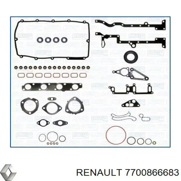Прокладка ГБЦ Renault (RVI) 7700866683 ціна, від 12.99 USD