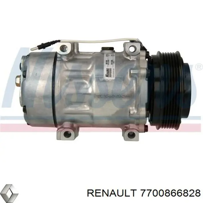 Компресор кондиціонера 7700866828 Renault (RVI)