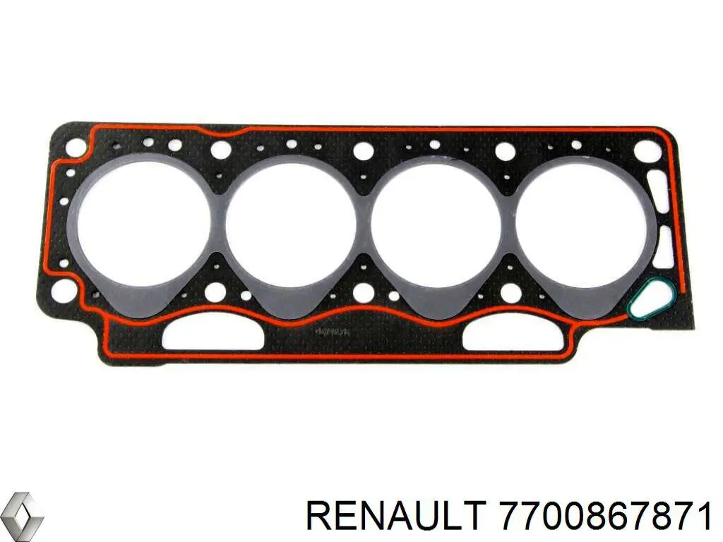 7700867871 Renault (RVI) прокладка головки блока циліндрів (гбц)