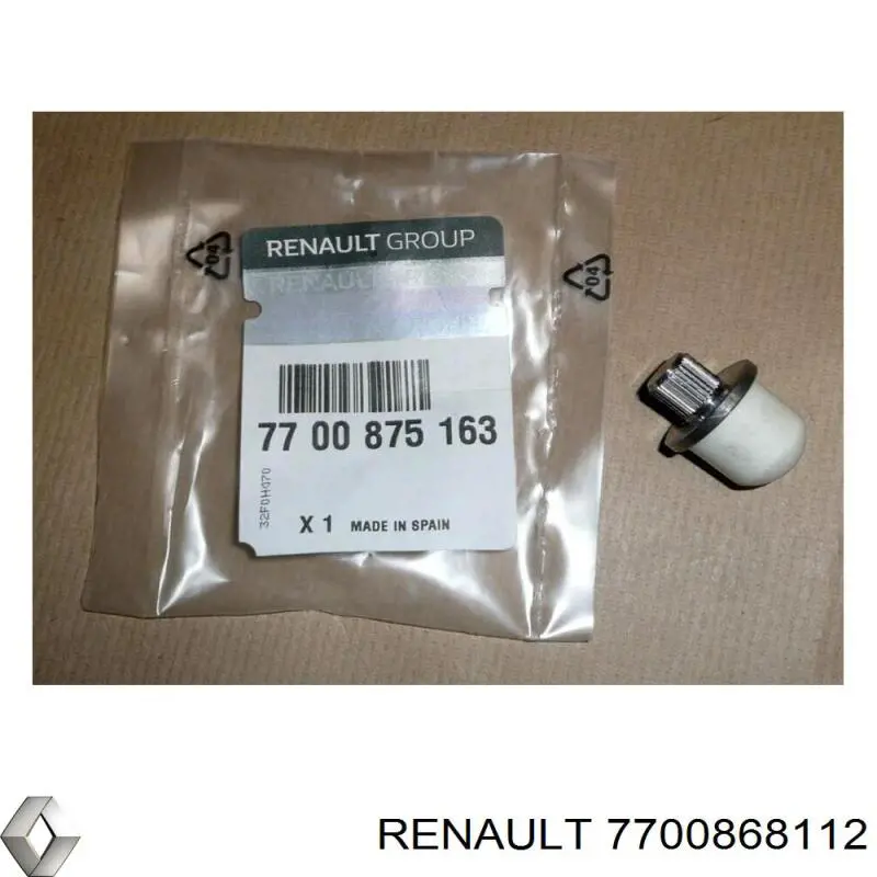 Втулка осі вилки зчеплення Renault (RVI) 7700868112 ціна, від 3.11 USD