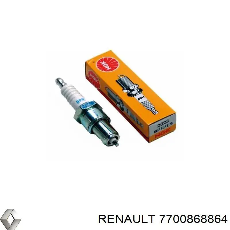 7700868864 Renault (RVI) свіча запалювання