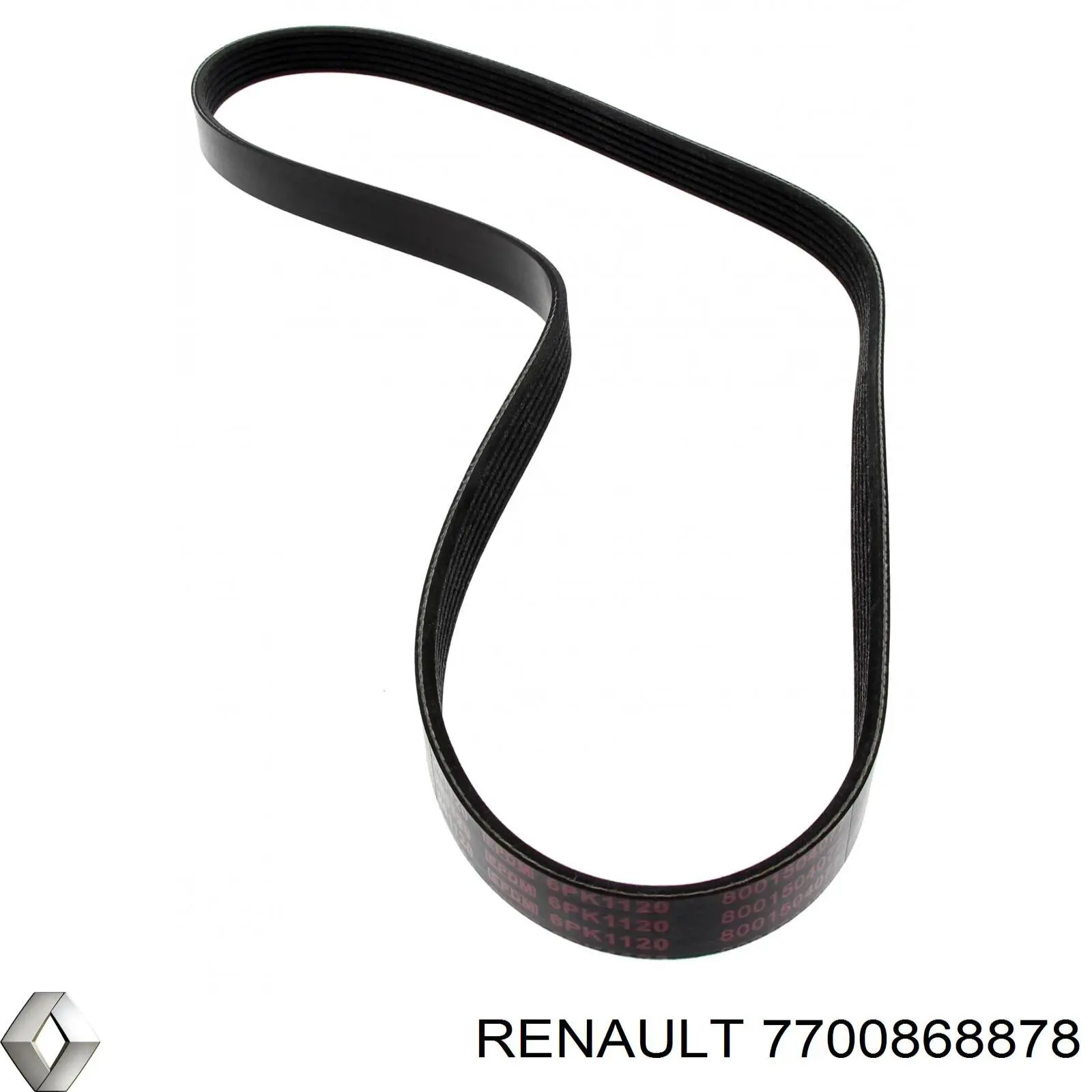 7700868878 Renault (RVI) Поліклиновий ремінь