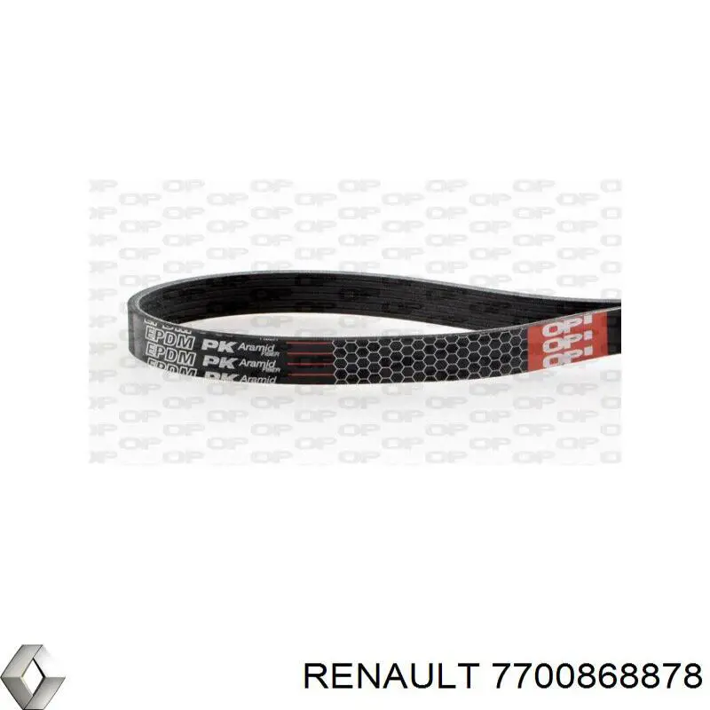 Ремінь кондиціонера Renault (RVI) 7700868878