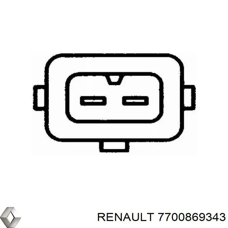 Купити 7700869343 Renault (RVI) Датчик температури охолоджуючої рідини