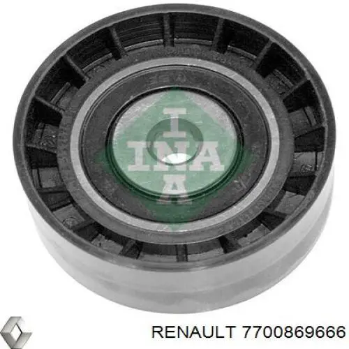 7700869666 Renault (RVI) ролик натягувача приводного ременя